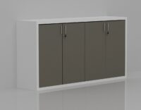 Diamond 4 Doors Low Height Cabinet - Image 4