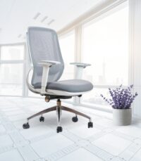 Ayv Snow Onyx back Operator Chair