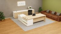 Amber Executive Office Desk - Image 4