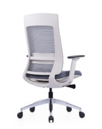 ERGO Grey Low Back Operator Chair - Ergonomic Executive Chair - Image 3