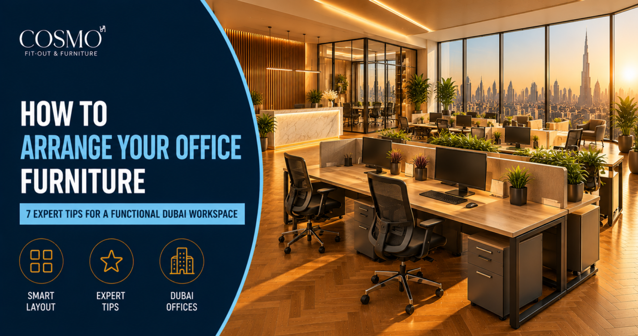 How To Arrange Your Office Furniture Dubai