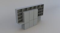 Moon Display Cabinet for Manager's Room