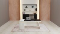 Modern Executive Desk - Image 7