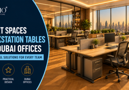 Practical Office Workstation Tables Dubai