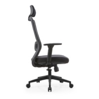 CH 145 black High back executive chair - Image 3
