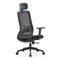 CH 145 black High back executive chair - Image 4