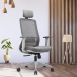 CH 145 grey High back executive chair