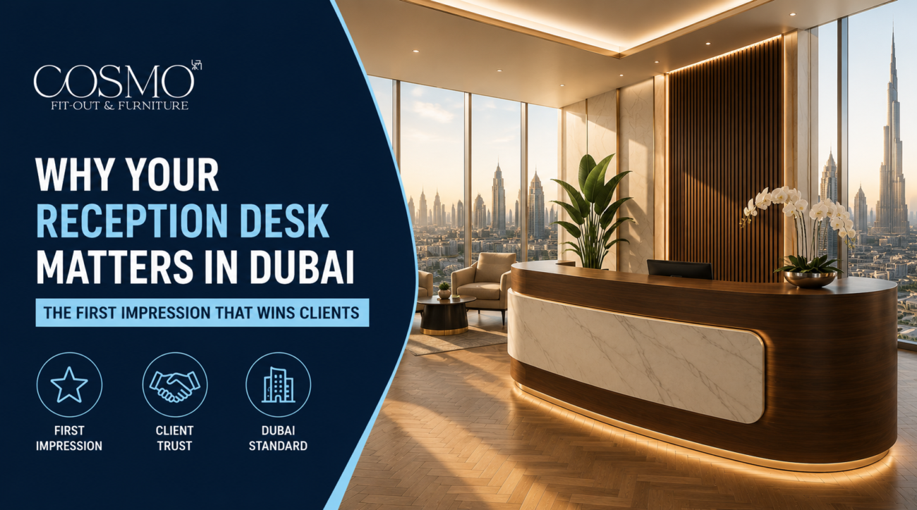 Why Modern Reception Desk Is Important at Workplace Dubai