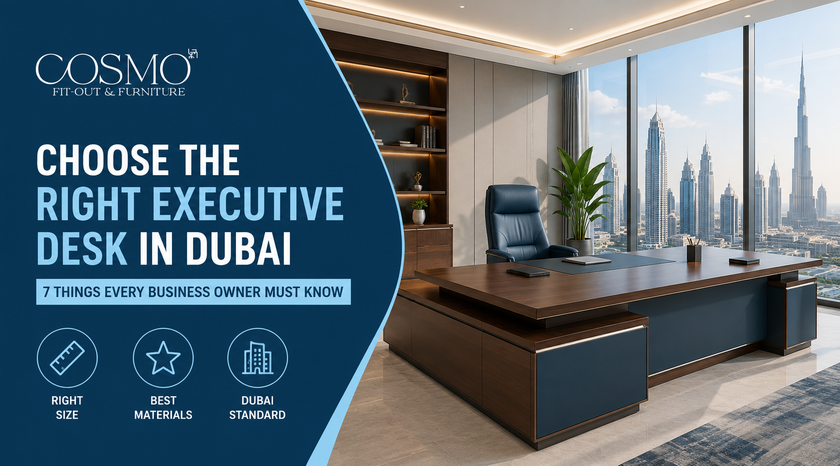 How To Choose Executive Office Desk Dubai | 7 Expert Tips