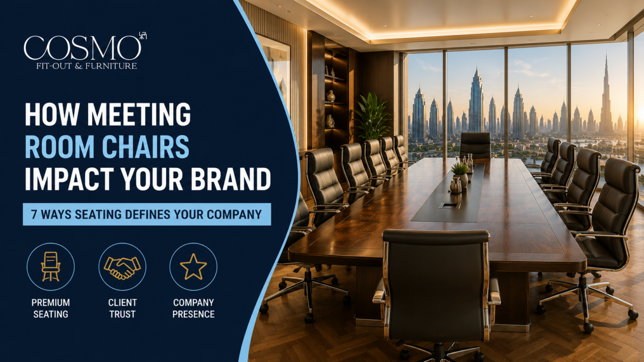 How Meeting Room Chairs Impact Company Presence Dubai