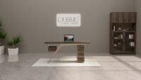 Oak Executive Desk - Image 2