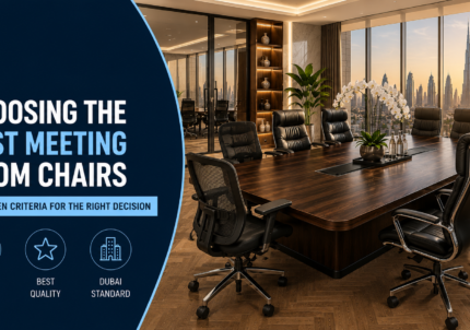 Choosing The Best Meeting Room Chairs Dubai