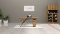Oak Executive Desk - Image 5