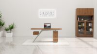 Oak Executive Desk - Image 7