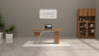 Oak Executive Desk - Image 9