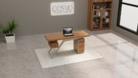 Oak Executive Desk - Image 10