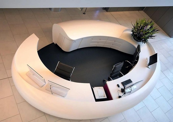 Design Innovations Modern Reception Desks for 2024