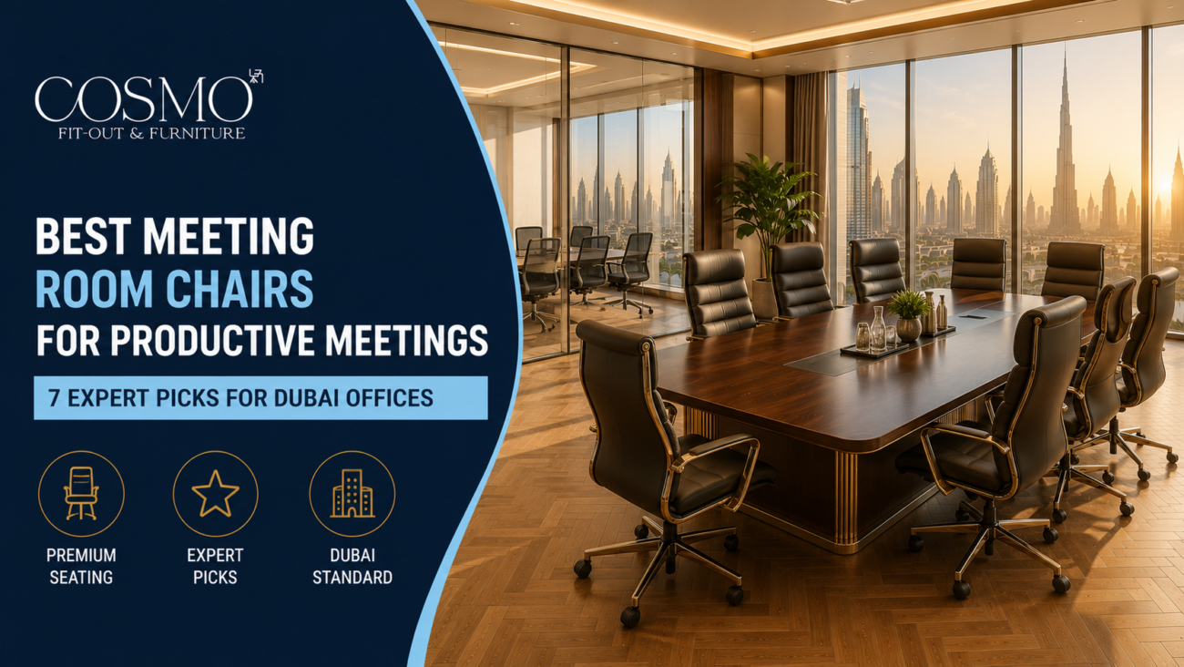 Best Meeting Room Chairs for Productive Meetings Dubai