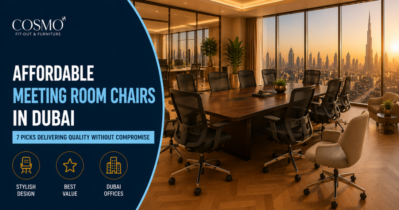 Affordable and Stylish Meeting Room Chairs in Dubai | 7 Picks