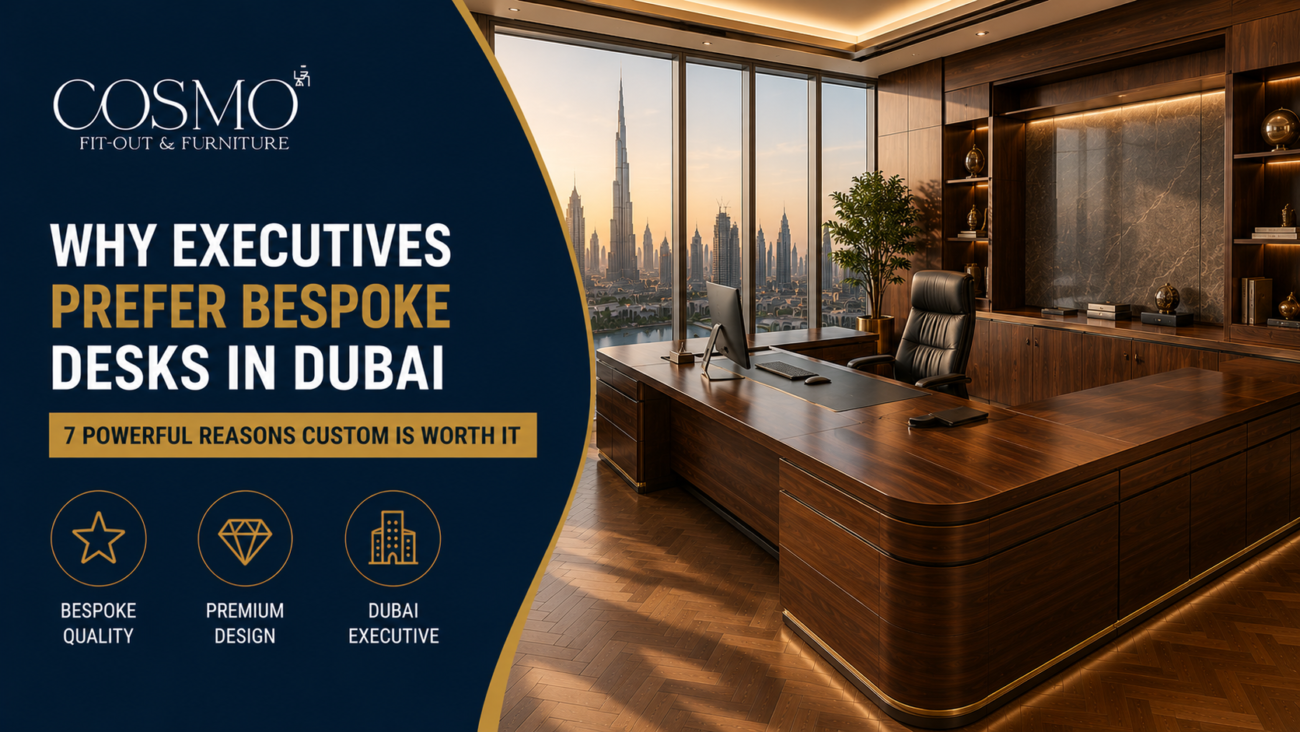 Why Executives Prefer Bespoke Desks in Dubai