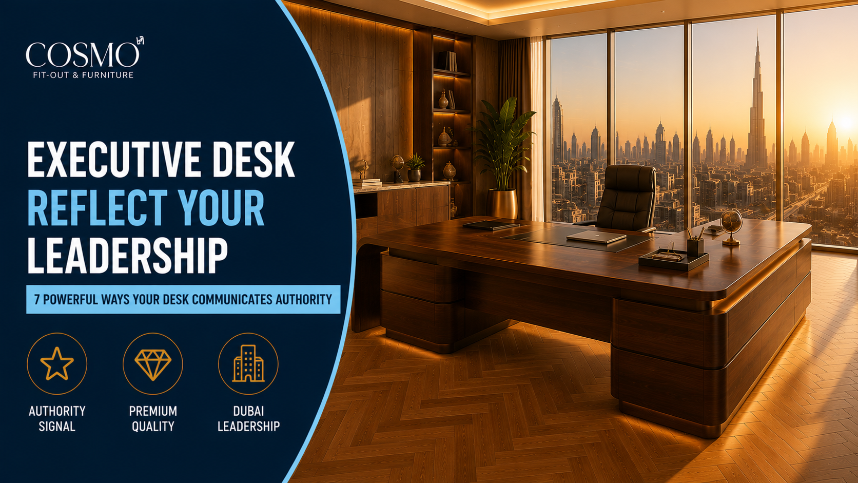 Executive Desk Reflect Your Leadership