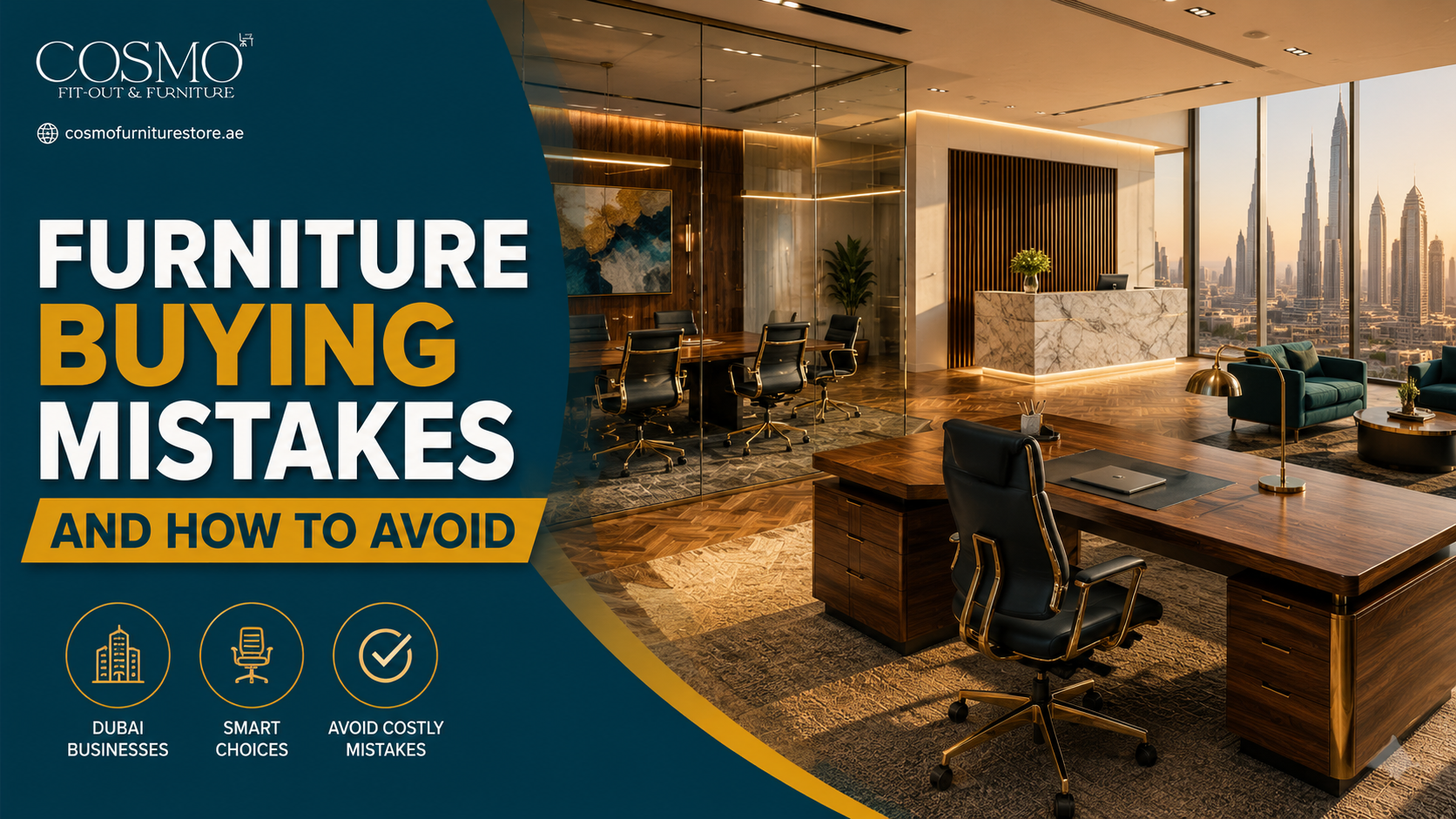 Furniture Buying Mistakes Dubai Businesses Make — And How To Avoid Every One