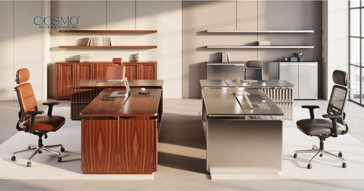 Wood Vs Metal Furniture Dubai 2026 | Complete Office Guide